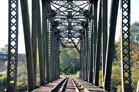 宏观铁路桥图片