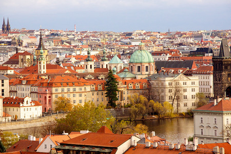 老布拉格城市景观捷克图片