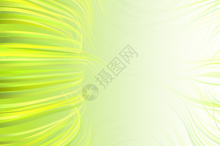 波浪线背景绿色黄的高质量渲染背景图片