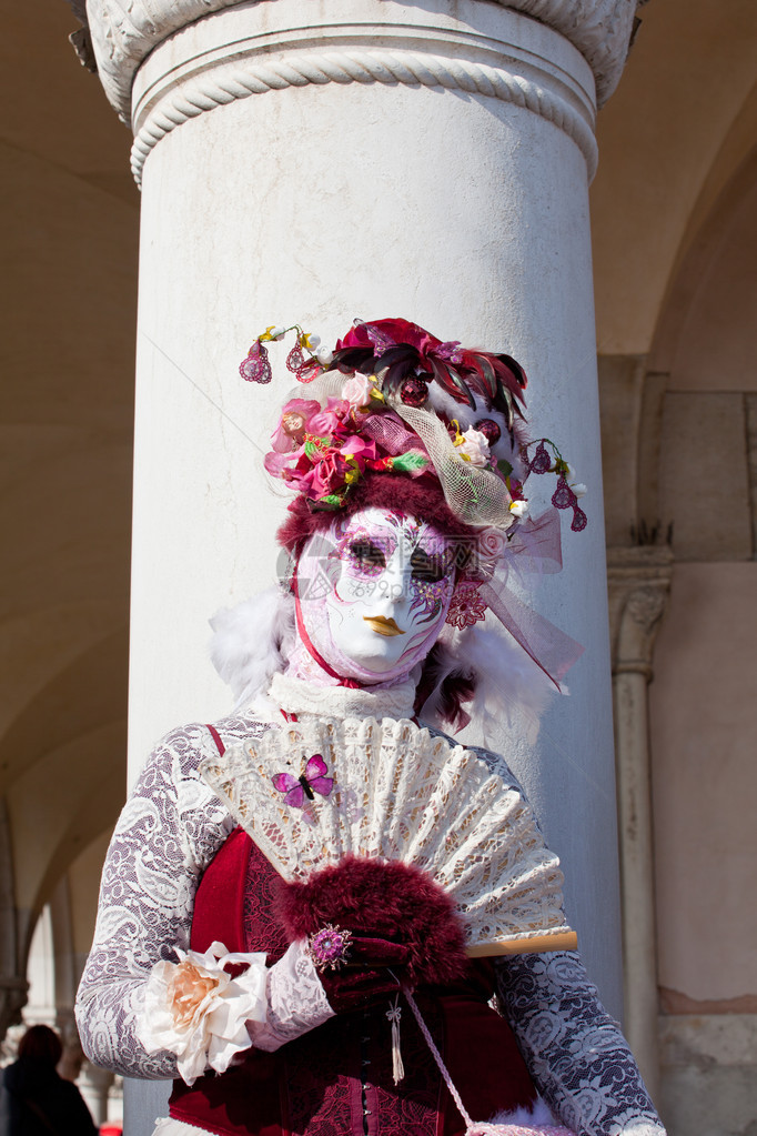 威尼斯狂欢节的面具图片