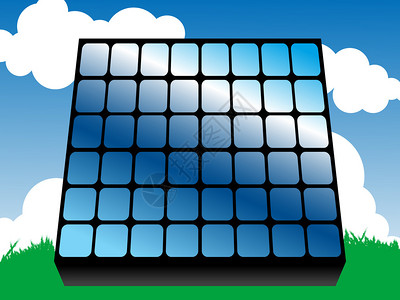 太阳能电池板替代能源图片