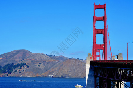 在美国旧金山门大桥图片