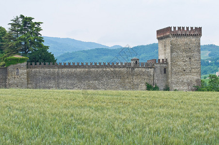里瓦城堡庞特德尔奥利艾蜜莉亚罗玛高清图片