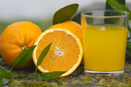 橙汁健康和均衡饮食图片
