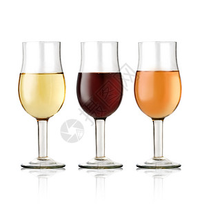 白底红白葡萄酒3图片