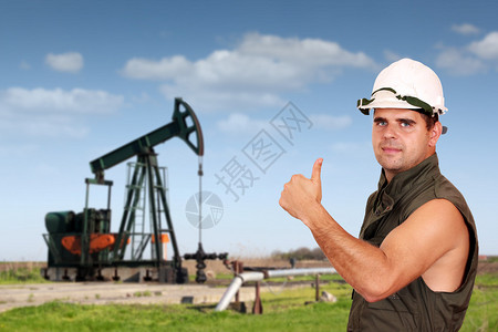 石油工人的成功图片