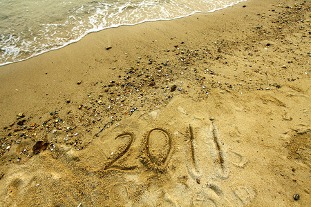 2011年在沙滩上图片