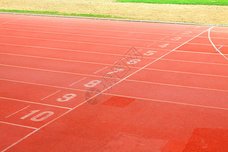 运动员跑道图片