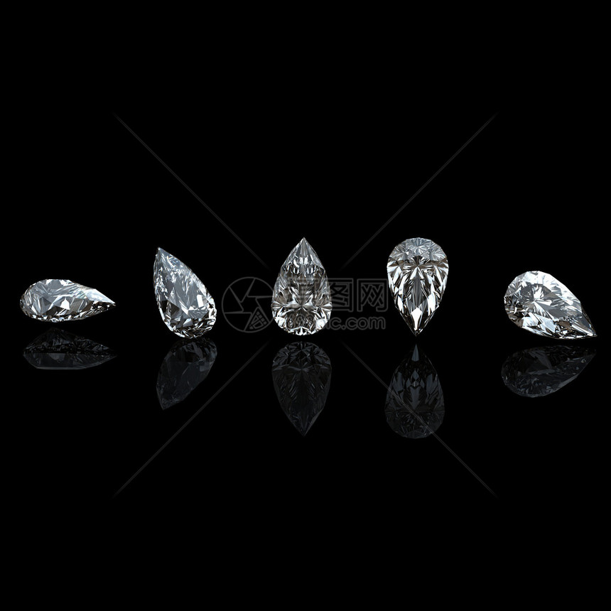 钻石收集情况梨宝石背景图片