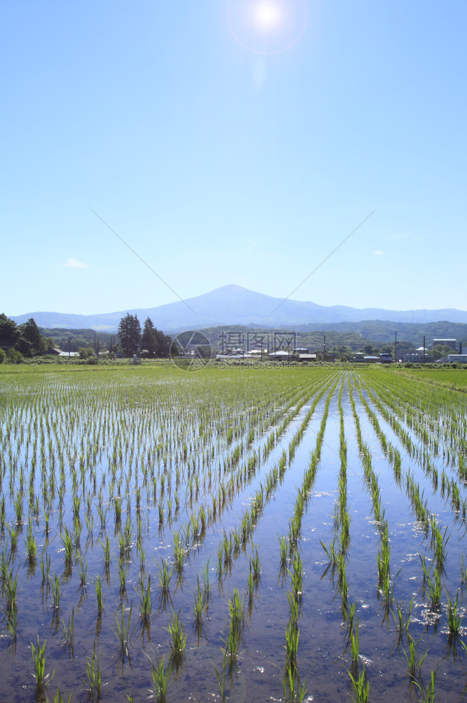 日本木田茂中山和青蓝天空日本图片