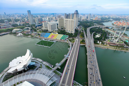新加坡天际线图片