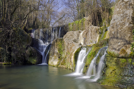 西班牙奥洛特的瀑布图片