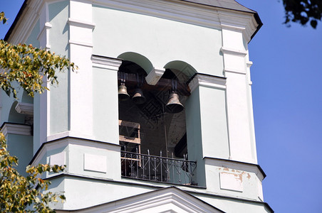 叶卡捷琳娜宫的教堂莫斯科扎里齐诺Tsaritsino图片