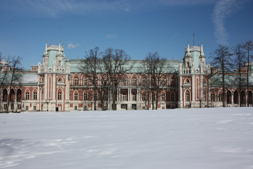 莫斯科博物馆保留地Tsaritsyno图片