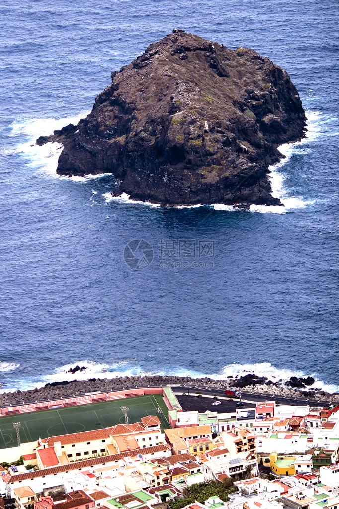 大西洋沿岸的小城镇GarachicoGarachico是Tenerife北岸图片