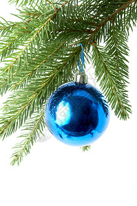 蓝色球圣诞节图片