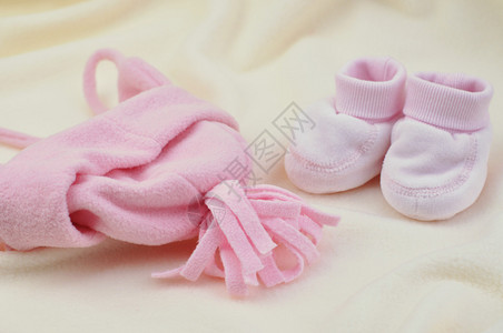 温暖的粉红色婴图片