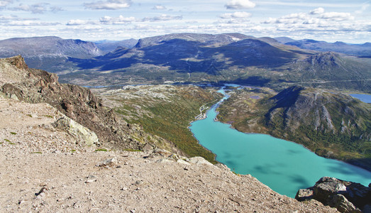 挪威的Gjende湖图片