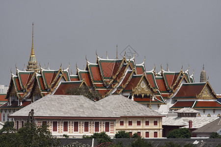 泰国曼谷从阿伦寺看皇城图片