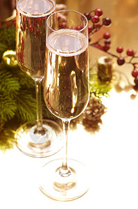 新年庆典香槟图片
