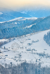 冬时的乡村图片