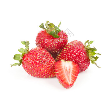 红新鲜草莓图片