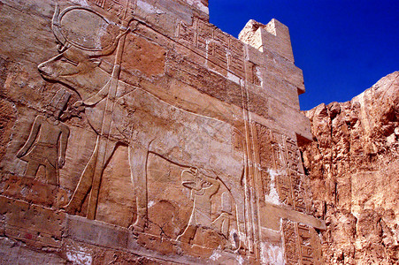 埃及卢克索的Hatshe图片