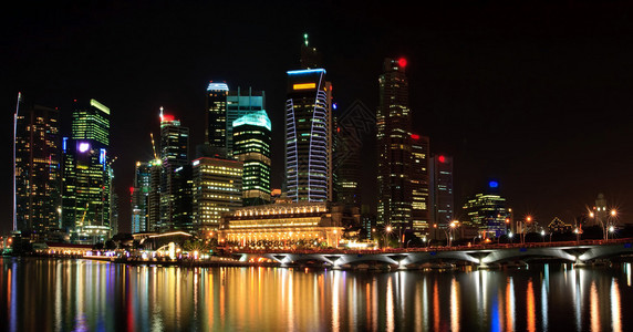 新加坡商业区市景摩天大图片