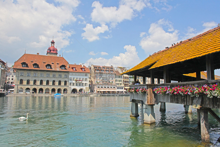 瑞士Lucerne河图片