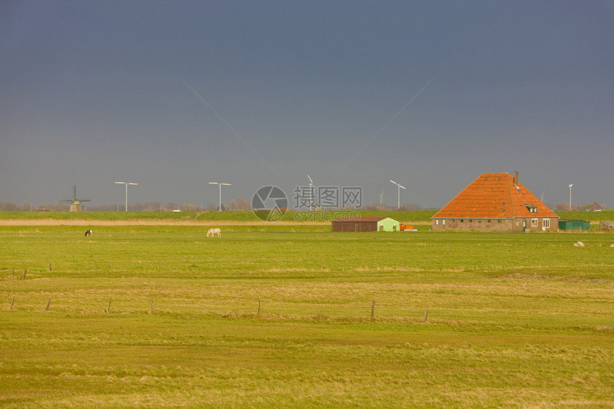 风车荷兰图片