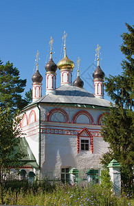 Serpukhov附近老库兹曼基村1694年高清图片