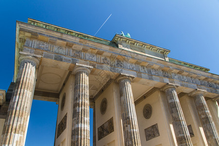 BrandenburgerTor勃兰登堡门是通往德国柏图片