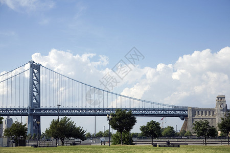 本杰明富兰克林大桥原名特拉华河港务局大桥图片