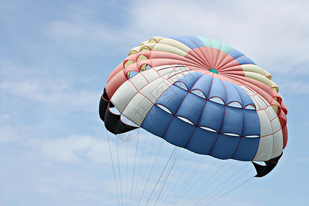 彩色降落伞图片