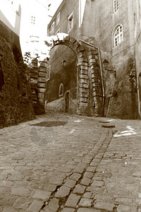 卢森堡市VilleHaute历史cobble图片