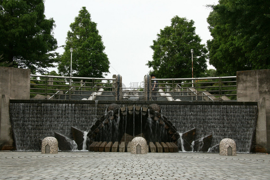 喷泉日本横滨图片