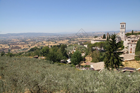 Assisi市和Umbria地区图片