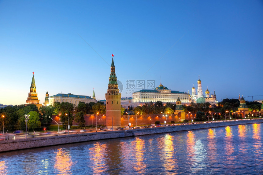 莫斯科市中心与克里姆林图片