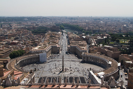 梵蒂冈州罗马的圣彼得广场图片
