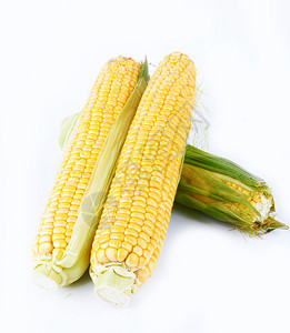 绿叶新鲜玉米蔬菜图片