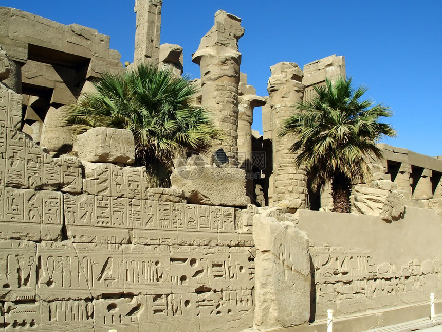 Karnak埃及古老的神庙图片