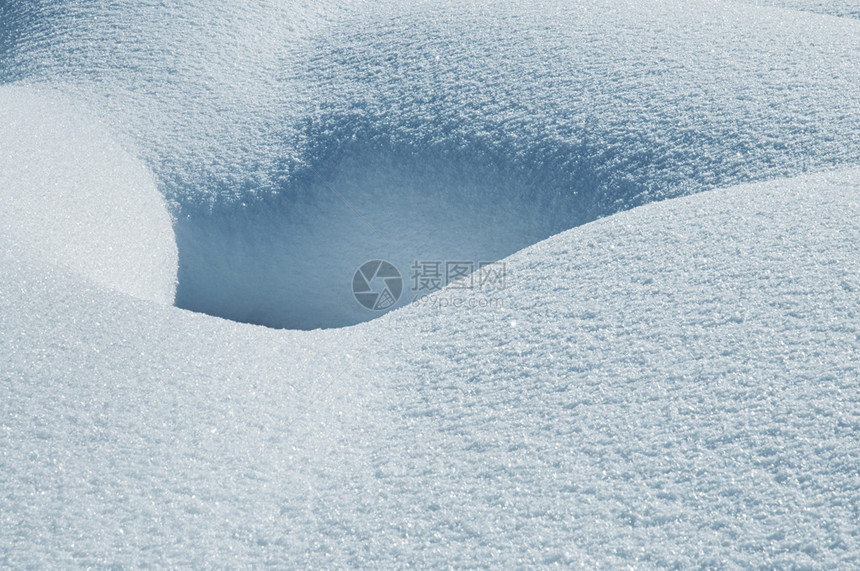 冬天风景细节与雪的图片