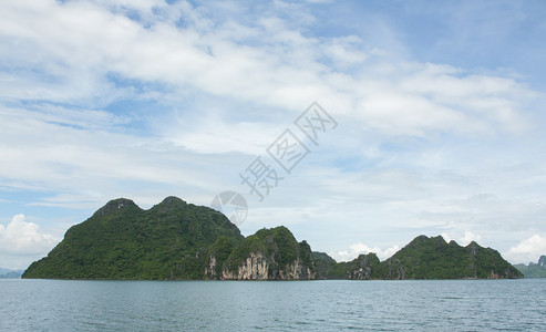 越南哈隆湾的Limestone岩石世界图片