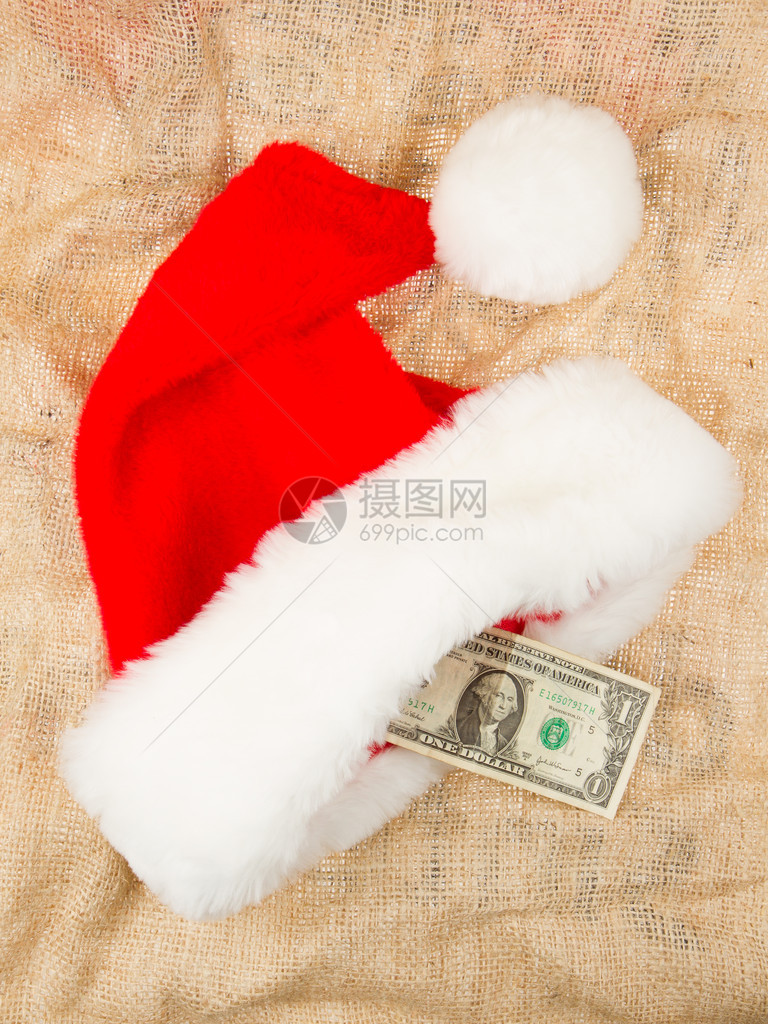 圣诞老人的危机预算一美元图片