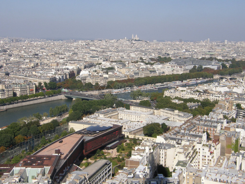 法国巴黎鸟瞰图图片