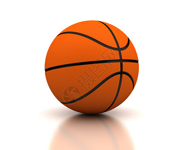 白色背景的篮球计算背景图片