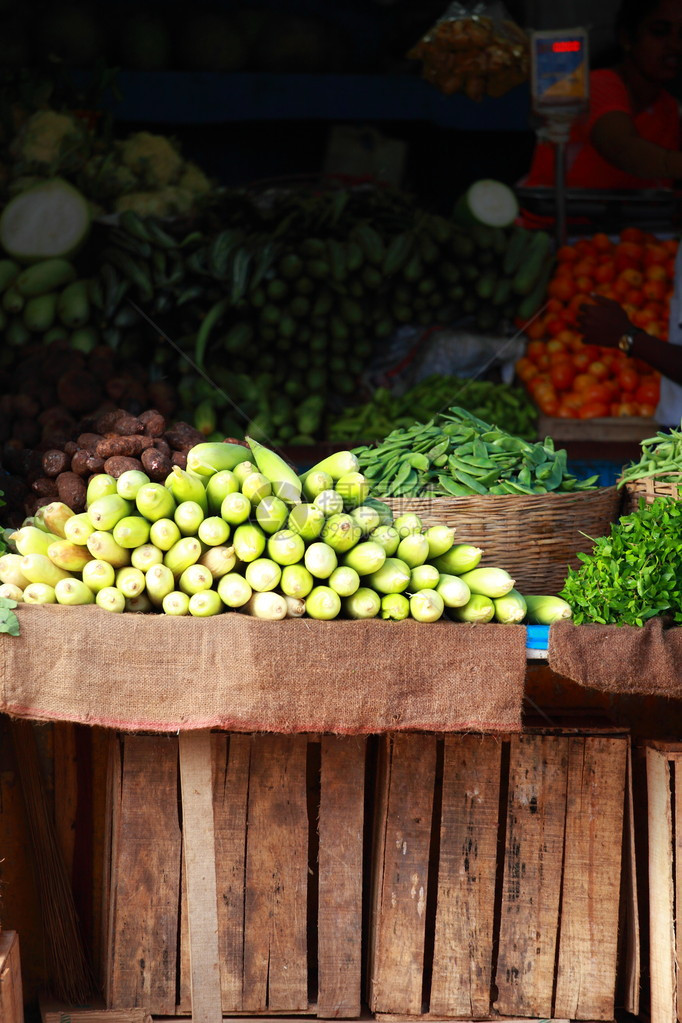 印度的水果市场图片