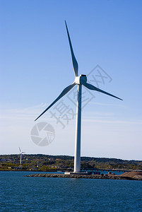 风力发电机绿色能源图片