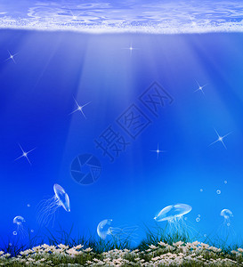 海底世界自然背景图片