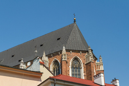 旧Krakow老城小广图片